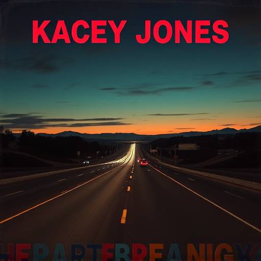 Album art for Kacey Jones's 'Heartbreak Highway' album