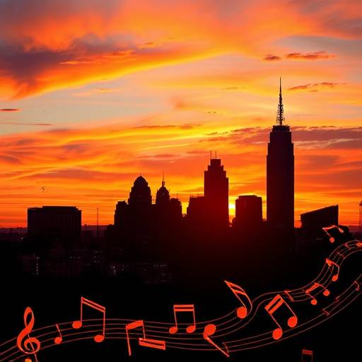 Album art for The Skyline Symphony's 'Nashville Nights' album