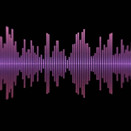 Waveform of the same vocal recording after noise reduction, showing clear audio